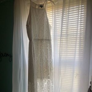 White summer maxi dress